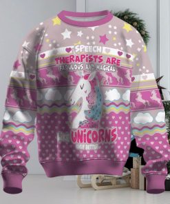 Speed Therapist Are Fabulous And Magical Ugly Christmas Sweater