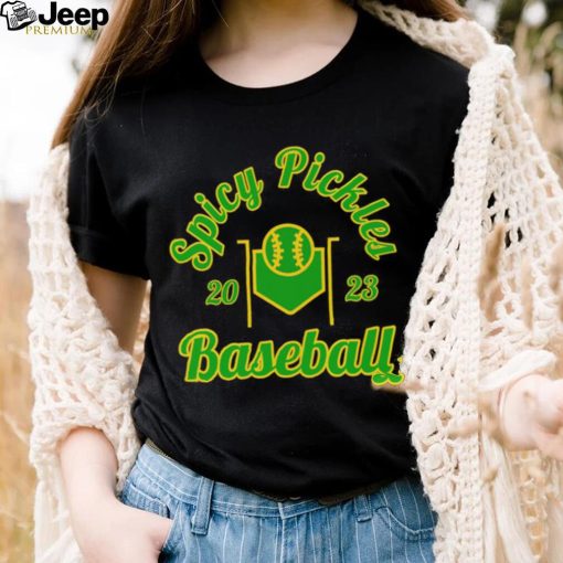 Spicy Pickles Baseball 2023 logo shirt