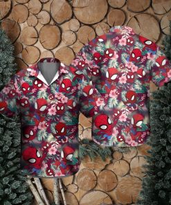 Spider Man Chibi Hawaiian Shirt, Spider Man Button Up Shirt