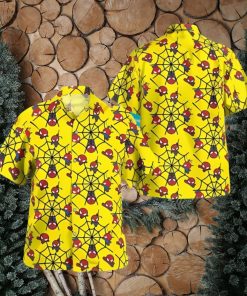 Spider Man Chibi yellow Hawaiian Shirt