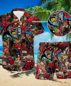 Spider Man Hawaiian Shirt Avengers Superhero Avengers Superhero