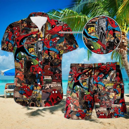 Spider Man Hawaiian Shirt Avengers Superhero Avengers Superhero