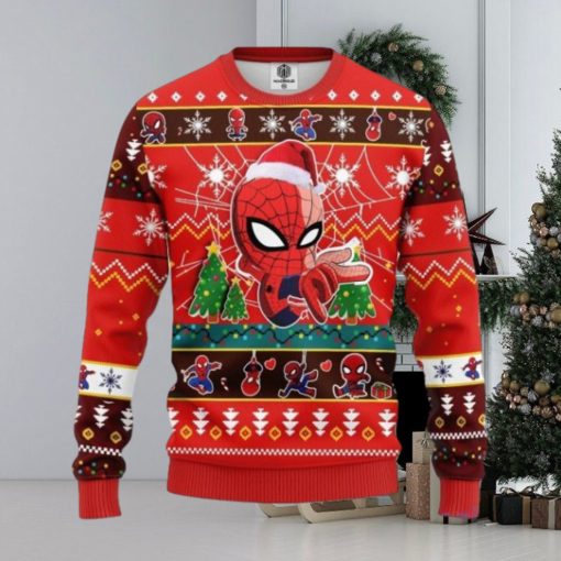 Spider Man Marvel Comics Christmas Ugly Sweater Best Gift For Men Women