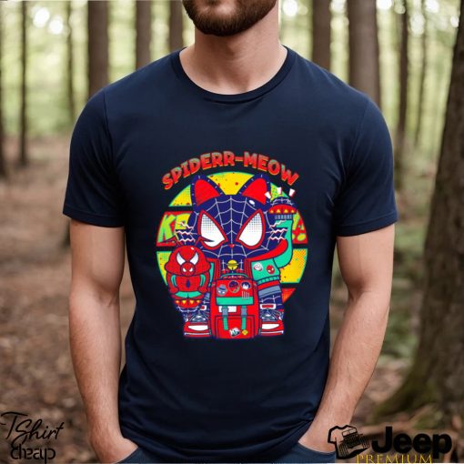 Spider Man X Maneki neko Spider Meow shirt