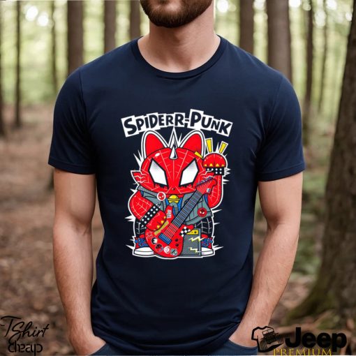 Spider Man X Maneki neko Spider Punk shirt