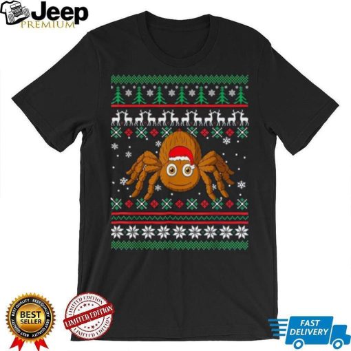 Spider Santa Hat Funny Ugly Christmas Pajama Holiday Xmas Shirt