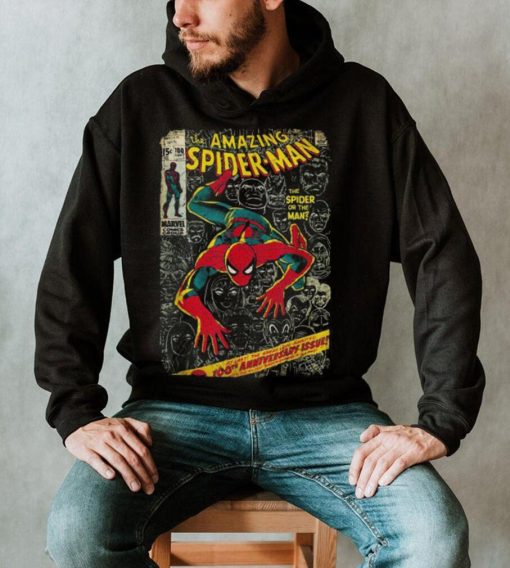 Spiderman T Shirt Marvel Comic Book Anniversary