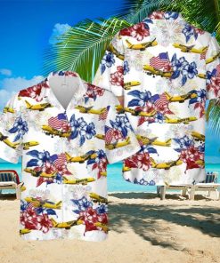 Spirit Airlines Airbus A319 4th Of July Hawaiian Shirt Summner Vacation Shirt
