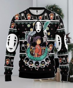 Spirited Away Ghibli Ugly Christmas Sweater Amazing Gift Men And Women Christmas Gift