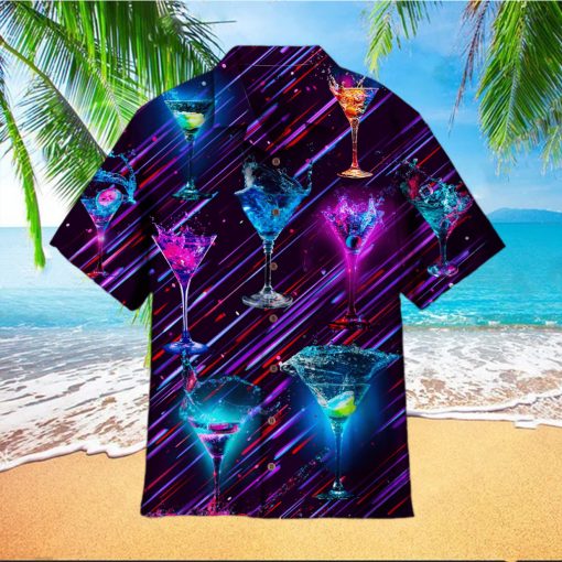 Splashing Cocktail Hot Outfit Hawaiian Shirt