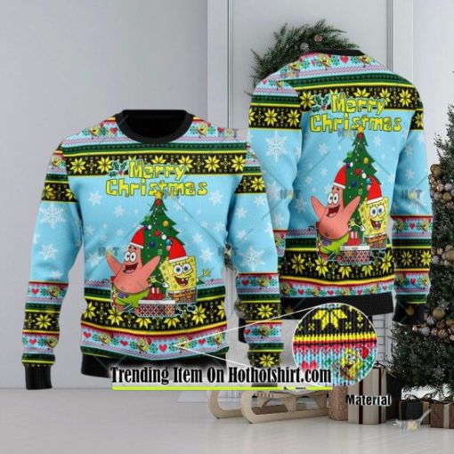 SpongeBob Merry Christmas Ugly Christmas Sweater