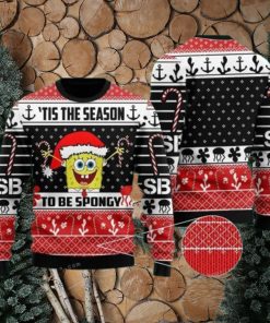 Spongebob Squarepants Tis The Season To Be Spogy Ugly Sweater Party