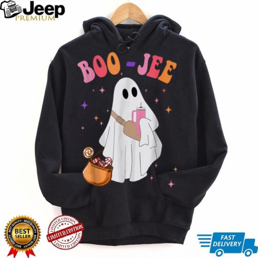 Spooky Season Funny Ghost Halloween Costume Boujee Boo Jee T Shirt