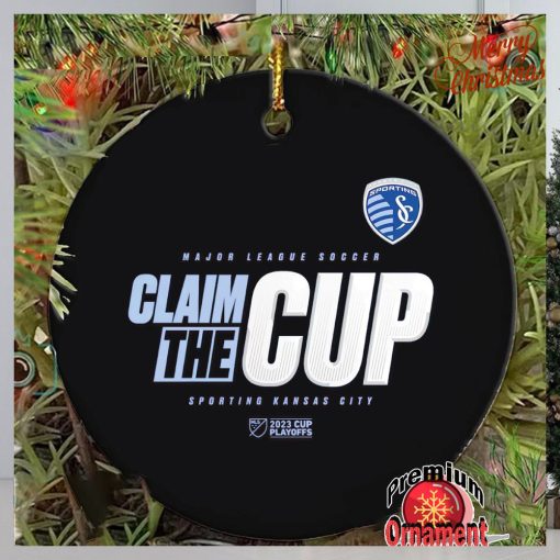 Sporting Kansas City 2023 MLS Cup Playoffs claim the cup ornament