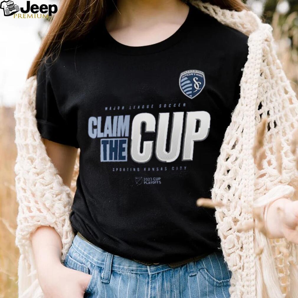 Sporting Kansas City Fanatics Branded Navy 2023 MLS Cup Playoffs T Shirt