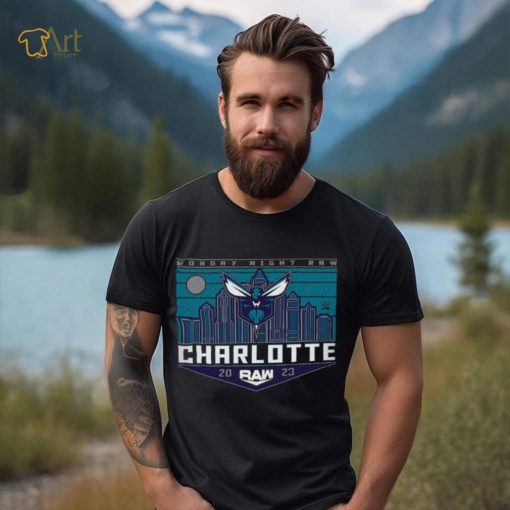 Sportiqe Monday Night RAW x Charlotte Hornets Tri Blend T Shirt