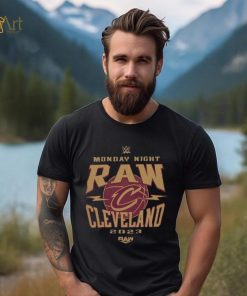 Sportiqe Monday Night RAW x Cleveland Cavaliers Tri Blend T Shirt