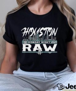 Sportiqe Monday Night Raw x Houston Rockets 2023 logo shirt