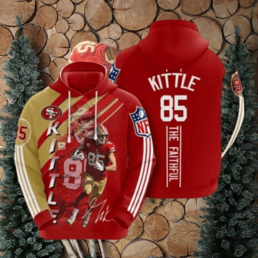 Sports American Football Nfl San Francisco 49Ers George Kittle Usa 1213 Hoodie 3D Sweatshirt Tshirt Football Gift