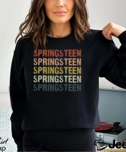 Springsteen Vintage Retro T Shirt Womens 80S Spring V Neck Classic Unisex