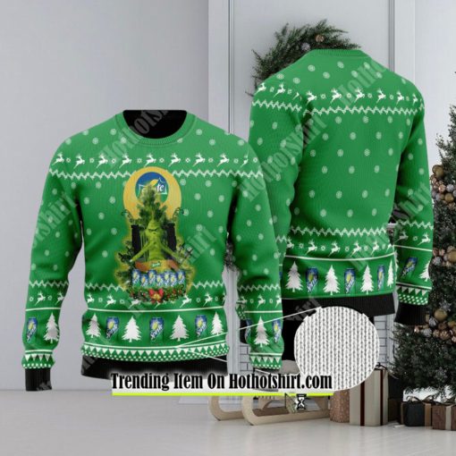Sprite Grinch Snow Ugly Christmas Sweater
