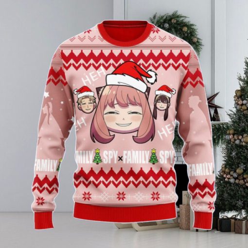Spy X Family Anya Ugly Christmas Sweater Anime Men And Women Christmas Gift