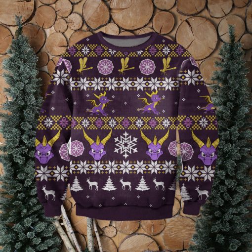 Spyro Ugly Christmas Sweater Perfect Holiday Gift