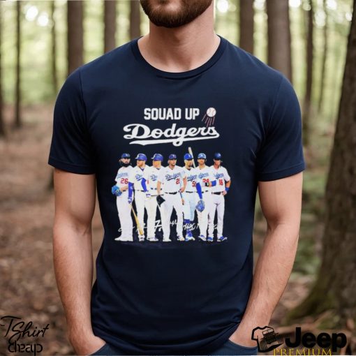 Squad Up Dodgers Signature All Star T Shirt