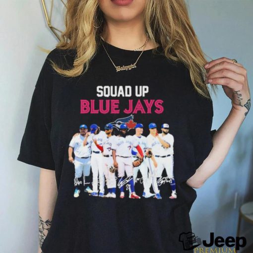 Squad Up Toronto Blue Jays Team Signatures Shirt