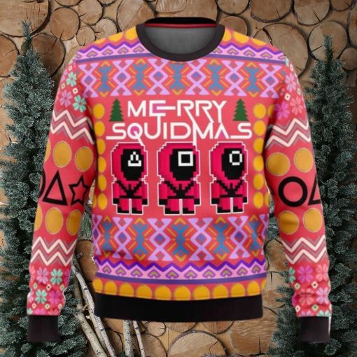 Squid Game Squidmas Ugly Christmas Sweater