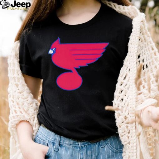 St Louis Blues Cardinals logo shirt