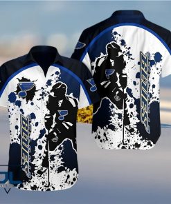 St Louis Blues NHL Color Splash 3D Hawaiian Shirt