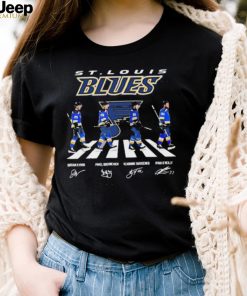 St Louis Blues Team 2022 Abbey Road Signature Shirt