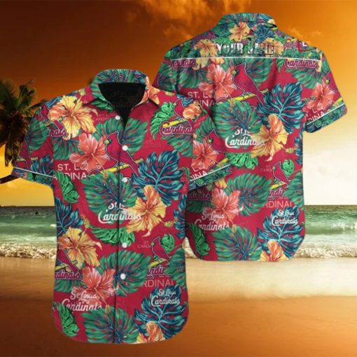 St Louis Cardinals MLB Custom Name Hawaiian Shirt