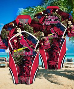 St Louis Cardinals MLB Floral All Over Print Hawaiian Shirt