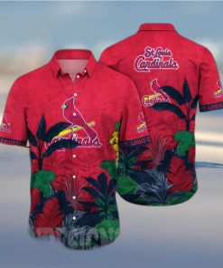 St Louis Cardinals MLB Flower All Over Printed 3D Hawaiian Shirt