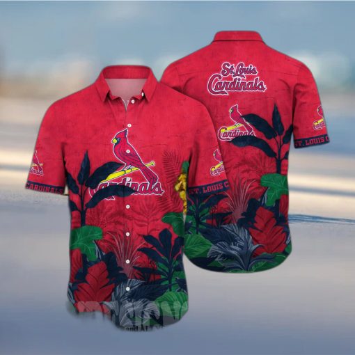 St Louis Cardinals MLB Flower All Over Printed 3D Hawaiian Shirt