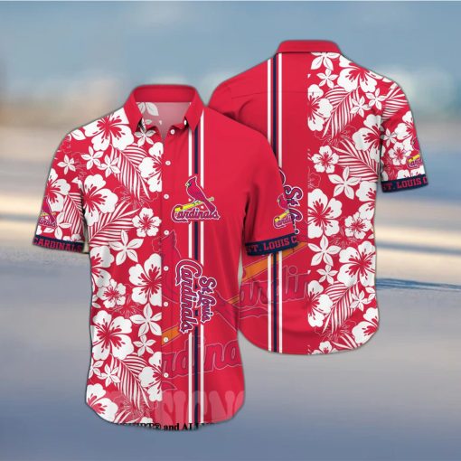 St Louis Cardinals MLB Flower Full Print Classic Hawaiian Shirt