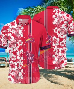 St Louis Cardinals MLB Flower Full Print Unisex Hawaiian Shirt