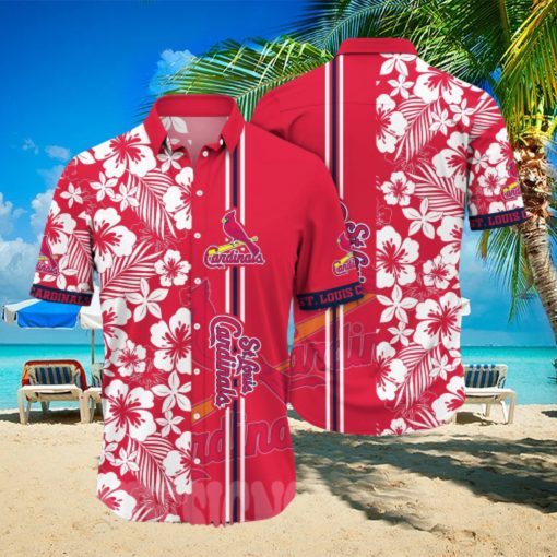 St Louis Cardinals MLB Flower Full Print Unisex Hawaiian Shirt