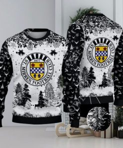 St Mirren F.C. SPFL Scottish Snow Fall Pine Ugly sweater