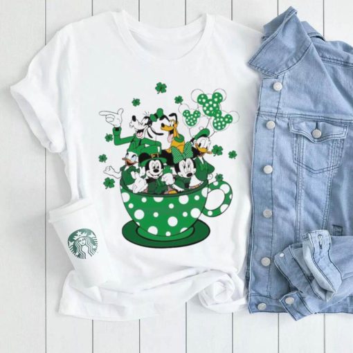 St Patrick’s Day Mickey And Friends Coffee Cup shirt