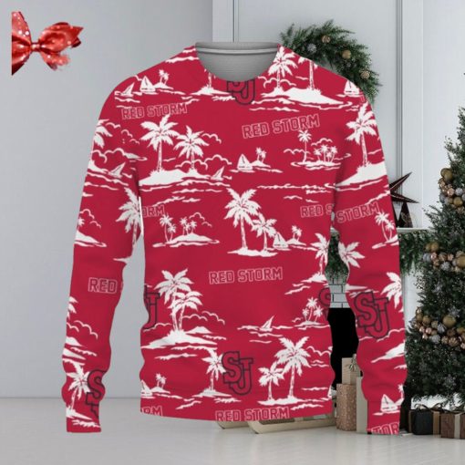 St. John’s Red Storm Aloha Hawaii Beach Ugly Xmas Sweater Gift Holidays