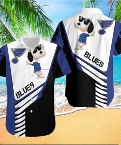 St. Louis Blues Snoopy Charlie Brown Custom Hawaiian Shirt