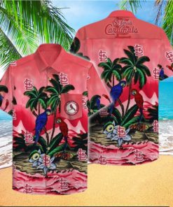 St. Louis Cardinals Hawaiian Shirt Bird Pattern Summer Gift For Baseball Players HawaiianShirts