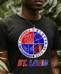 St. Louis Cardinals St. Louis Blues St. Louis Battlehawks St. Louis City SC logo St. Louis city 2023 shirt