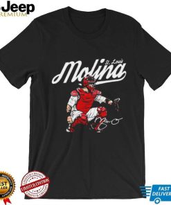 St. Louis Cardinals baseball Yadier Molina player St. Louis Molina signature gift shirt