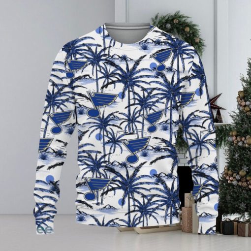 St.LouisBlues Champions Sports Coconut Patterns 2023 Ugly Xmas Sweater AOP