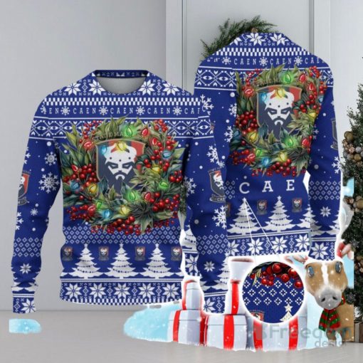 Stade Malherbe Caen Ugly Christmas Sweater Gift Ideas For Fans