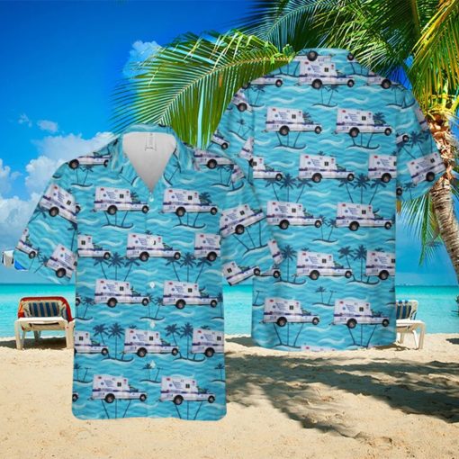 Stamford EMS Hawaiian Shirt Aloha Summer Beach Shirt